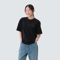에어로쿨 스몰로고 반팔 티셔츠 Black