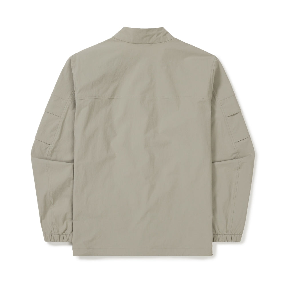 루트 스탠드넥 바람막이 Beige Gray