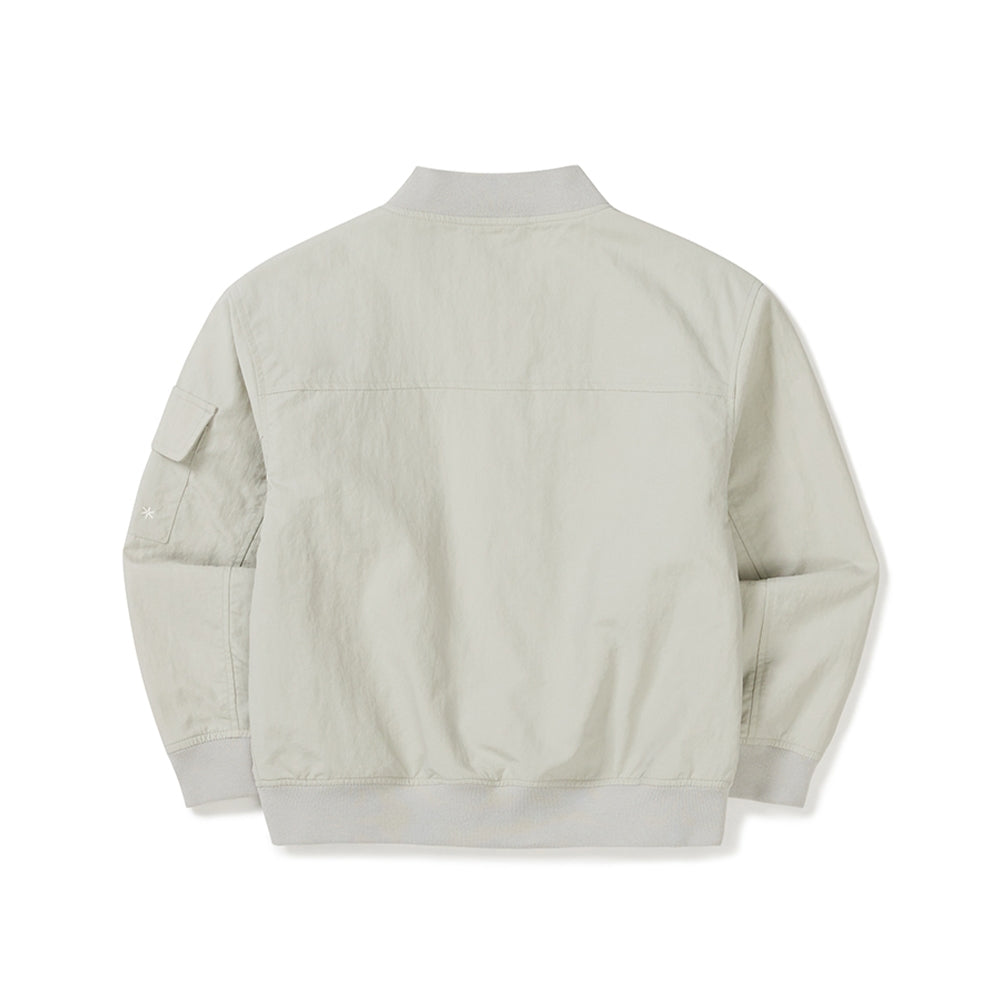 키즈 캠플 봄버 자켓 Light Beige