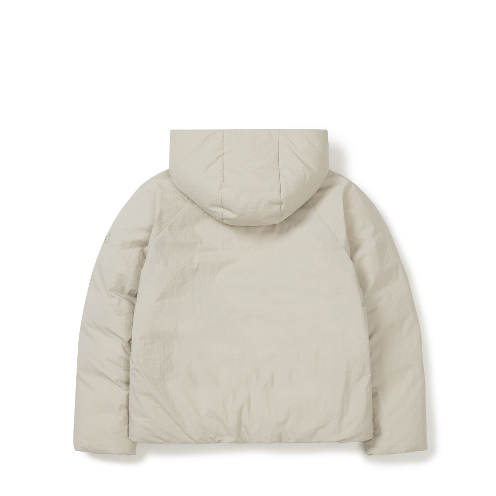 랜드 여성 후드 경량 다운 자켓 Light Beige