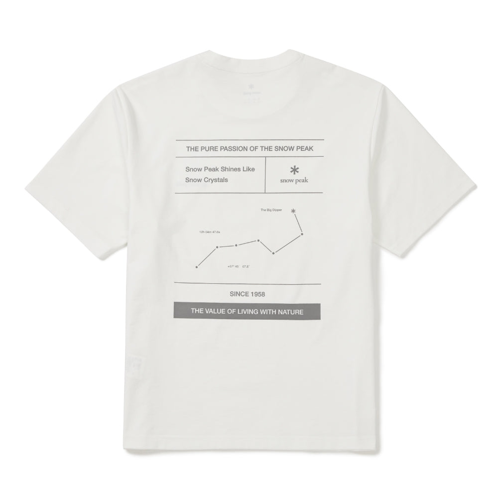리젠 퀵드라이 그래픽 반팔 티셔츠 Off White