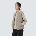 랜드 여성 경량 다운 베스트 Tan Gray