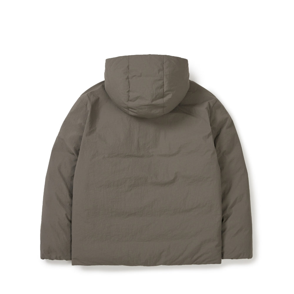 랜드 후드 경량 다운 자켓 Dark Khaki