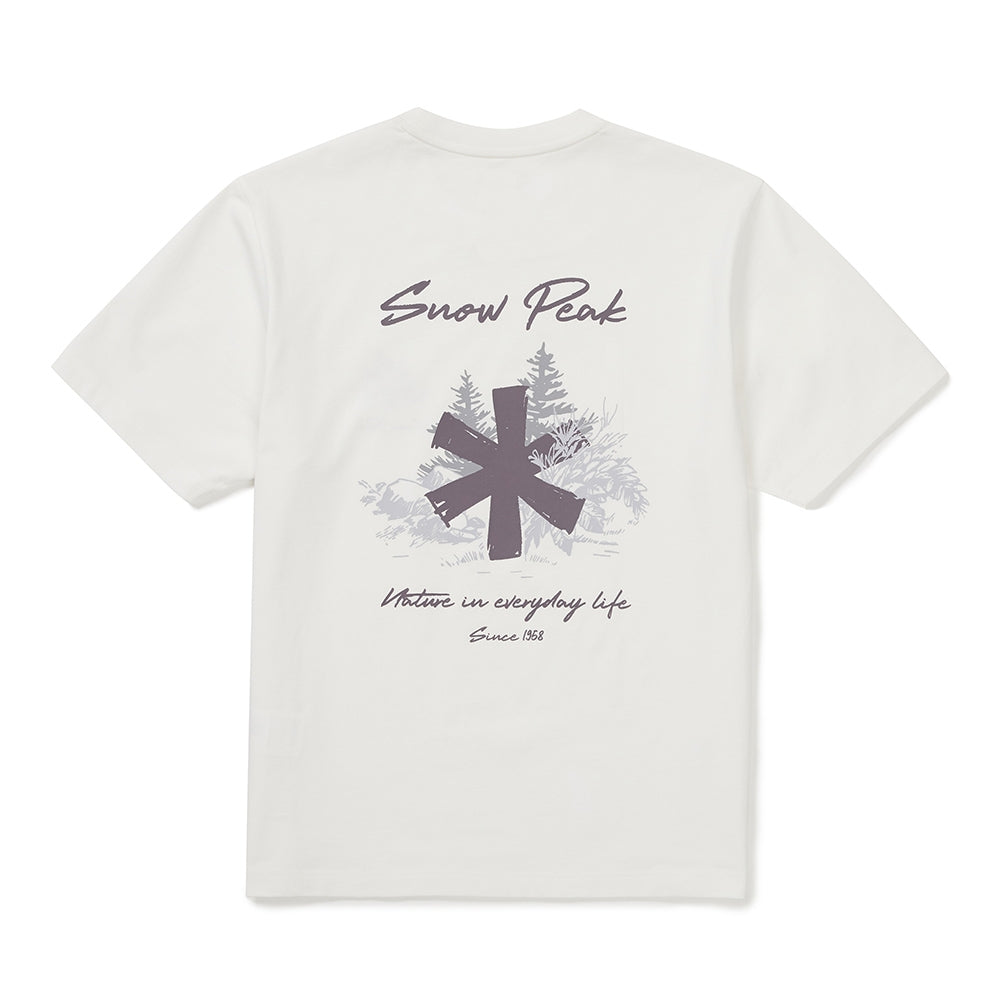 에어로쿨 아스타리스크 반팔 티셔츠 Off White