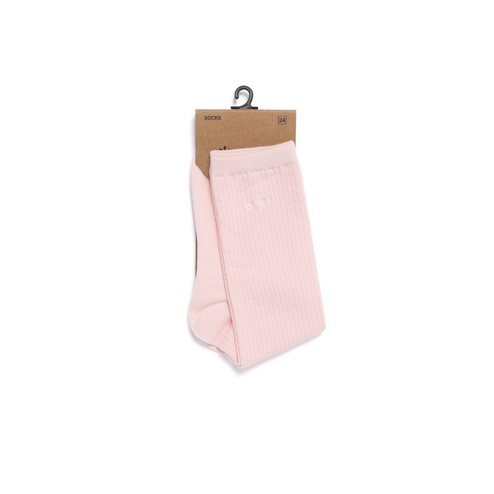 여성 로제 장목 삭스 Light Pink
