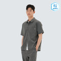 냉감 루트 반팔 셔츠 Dark Gray