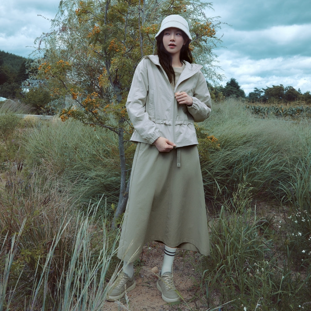리나 스커트 Khaki Beige
