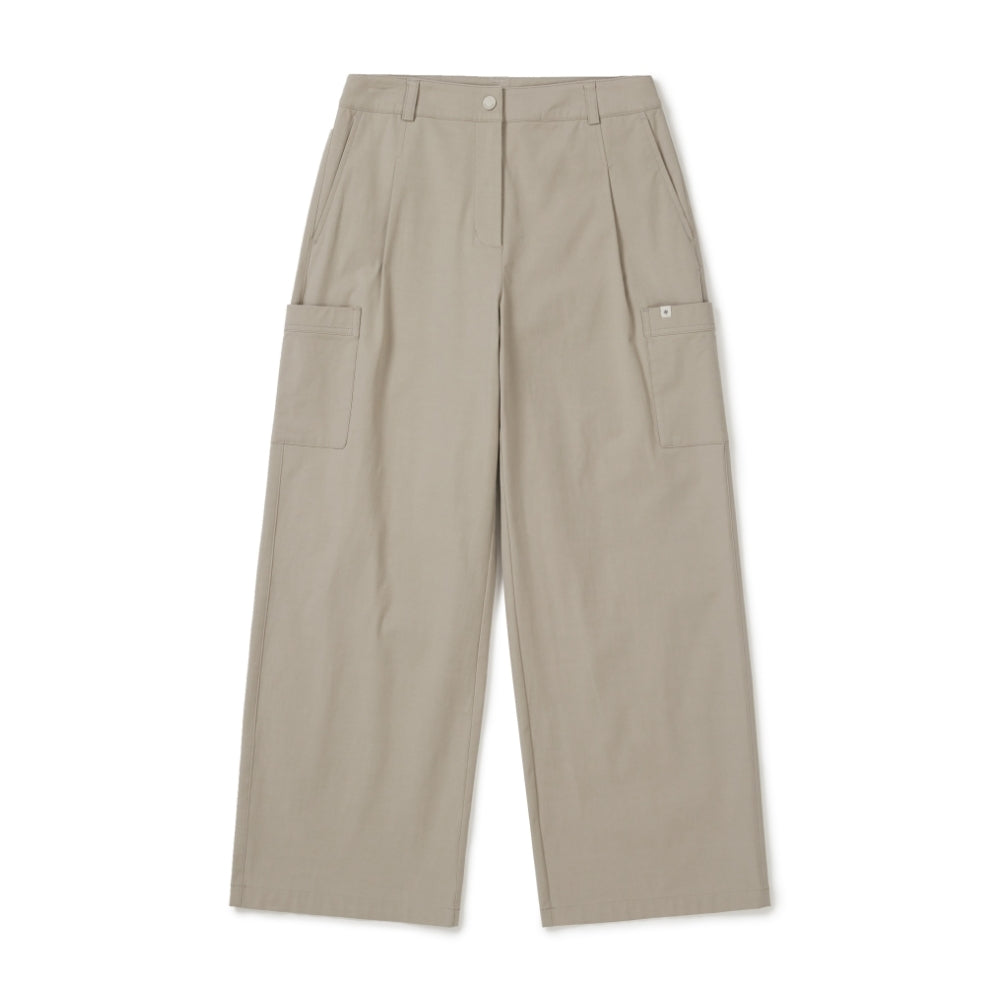 클랜드 여성 와이드 팬츠 Beige
