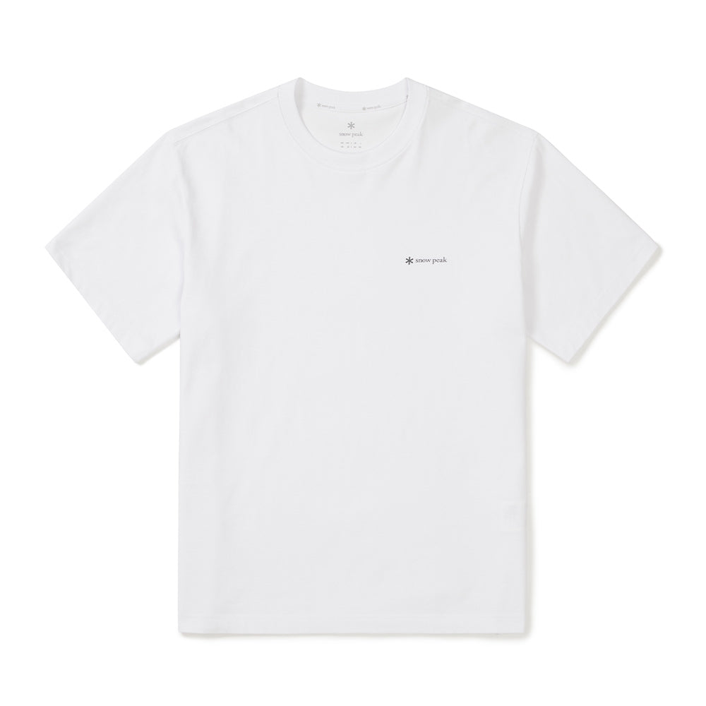 에어로쿨 스몰로고 반팔 티셔츠 White