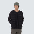 에어리 라운드넥 경량 다운 베스트 Dark Charcoal