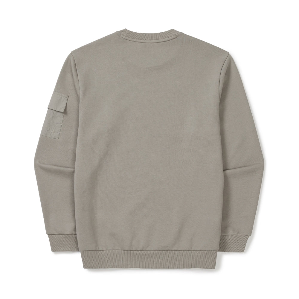 랜드 포켓 맨투맨 Fog Gray