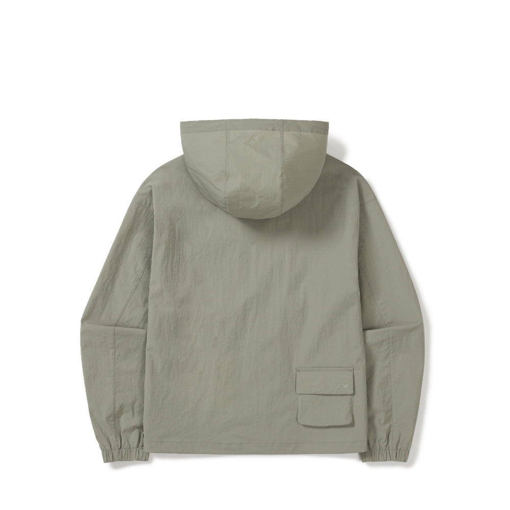 루트 여성 포켓 바람막이 Khaki Gray