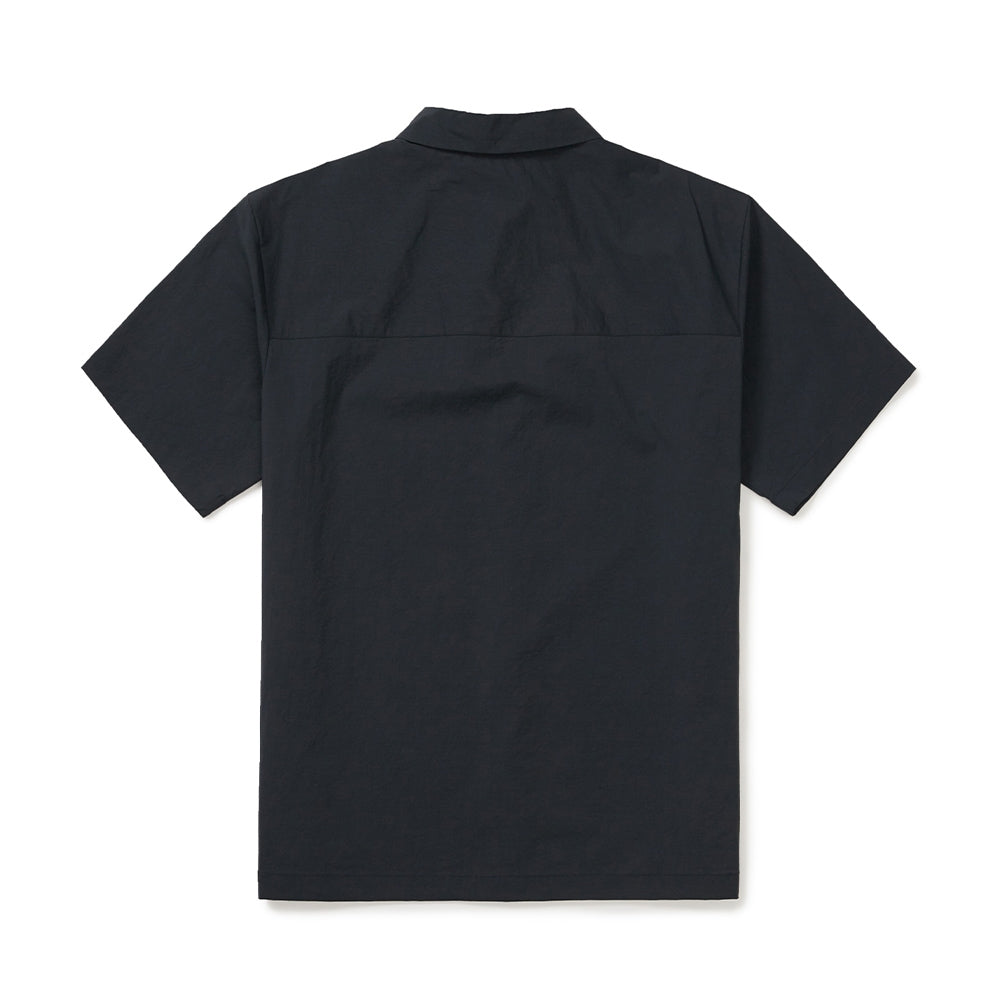 냉감 루트 반팔 셔츠 Navy
