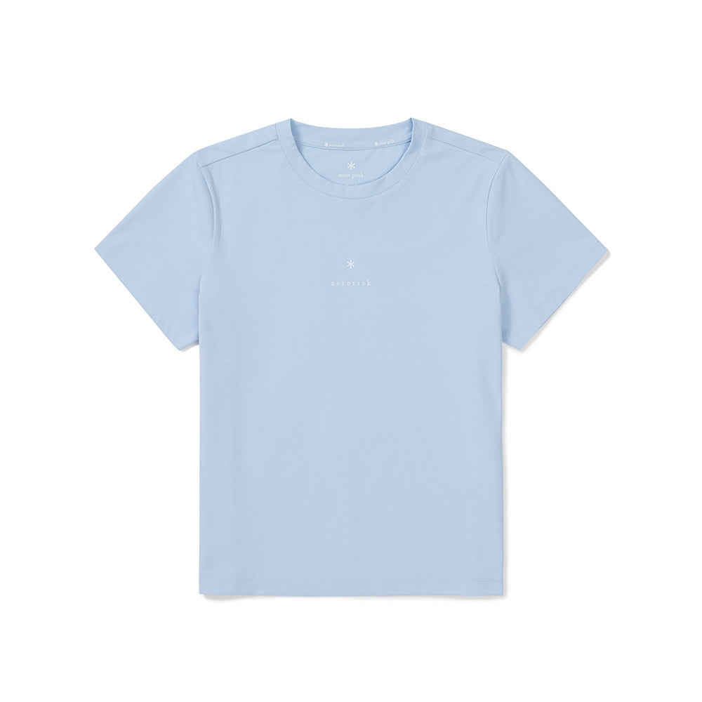 퀵드라이 여성 아스타리스크 반팔 티셔츠 Pastel Blue