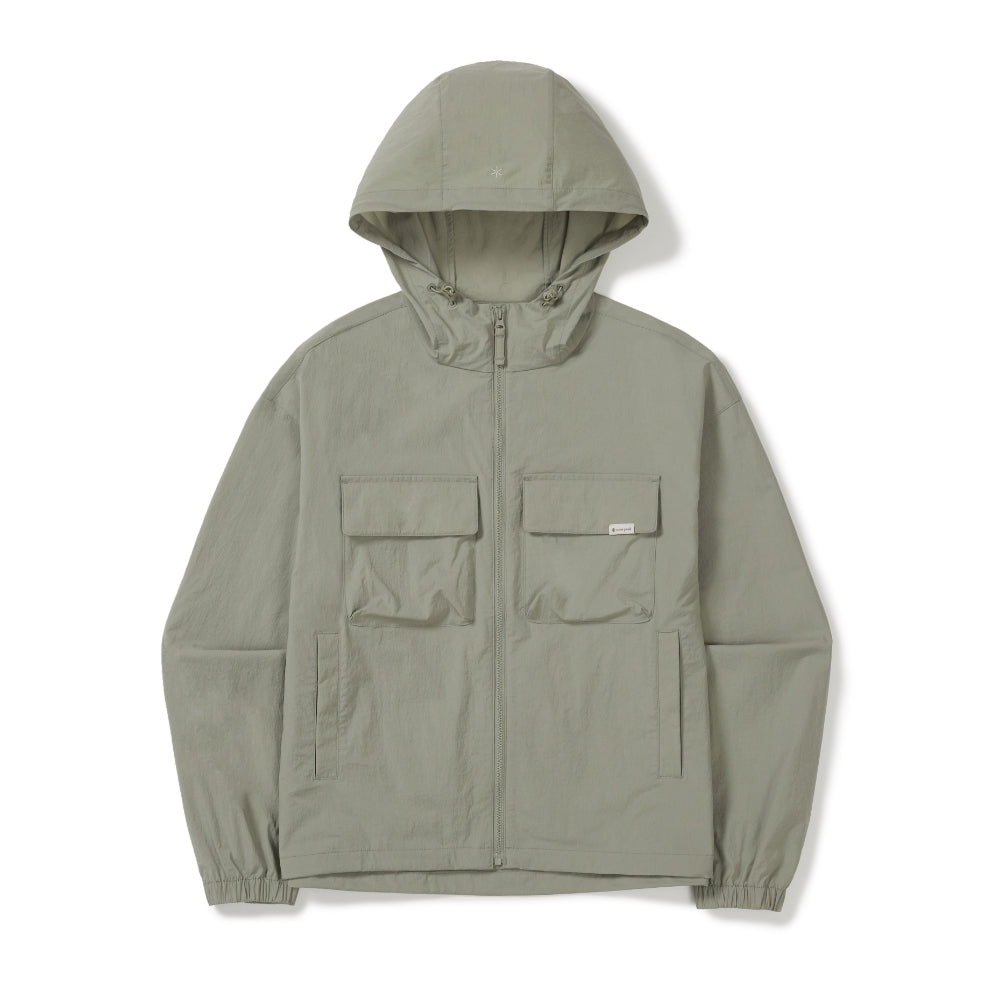 루트 여성 포켓 바람막이 Khaki Gray