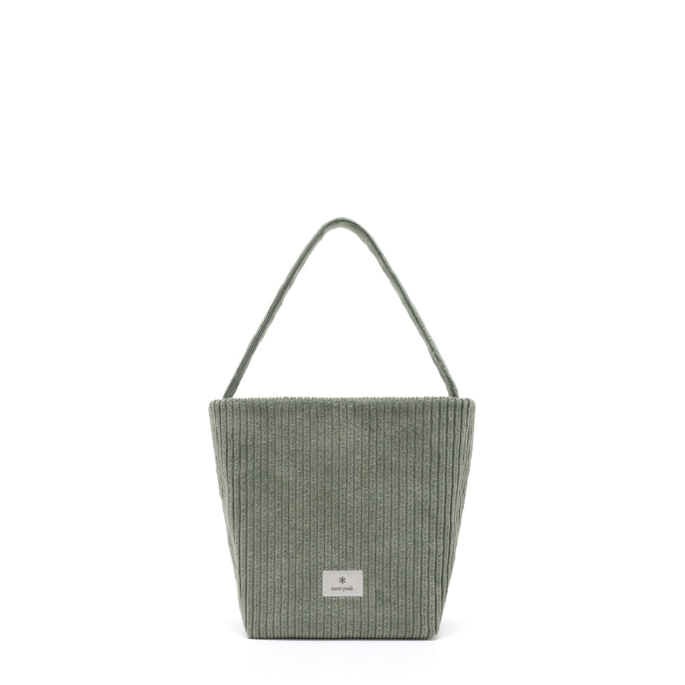 코듀로이 미니 토트백 Green