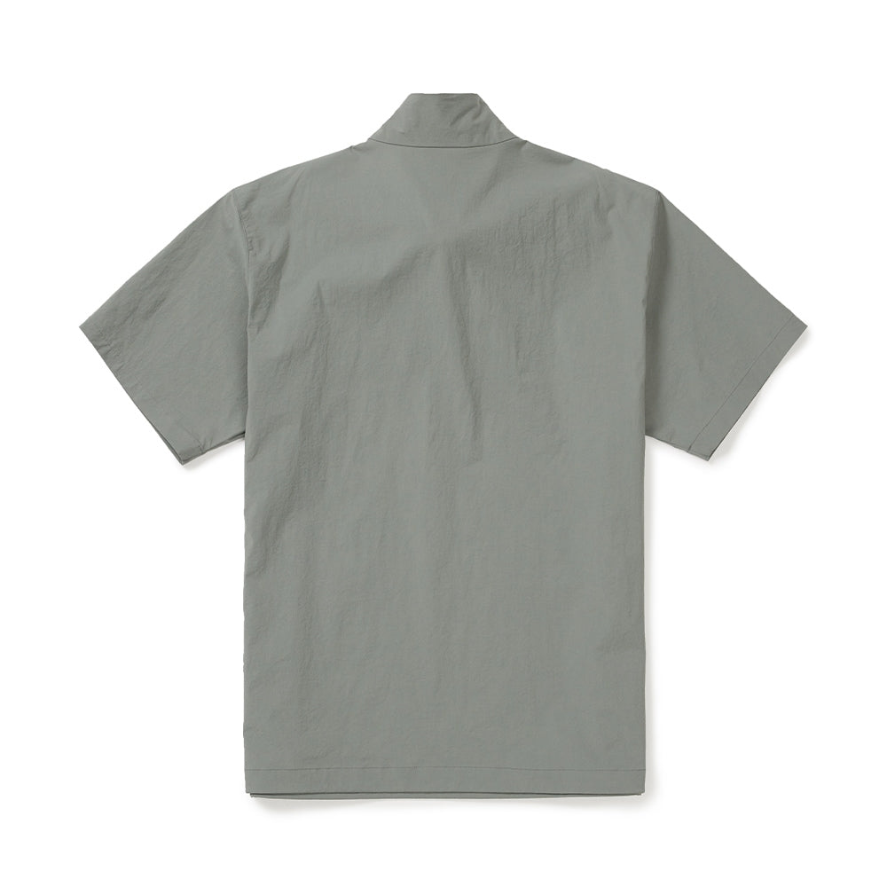 냉감 루트 반집업 반팔 티셔츠 Light Khaki