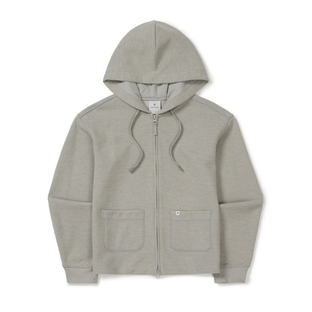 니트 여성 후드 집업 Light Khaki