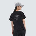 씬테크 여성 베이직 반팔 티셔츠 Black