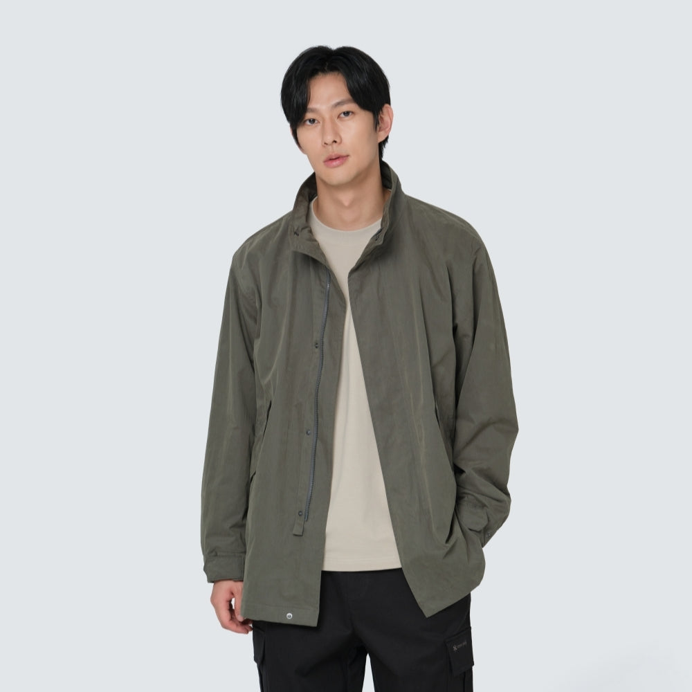 클랜드 중기장 야상 자켓 Khaki