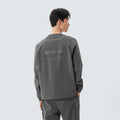 루트 우븐 패치 맨투맨 Dark Gray