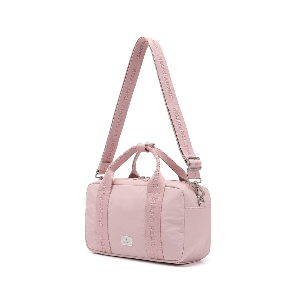 소프트윌 자가드 스몰 볼링백 Light Pink