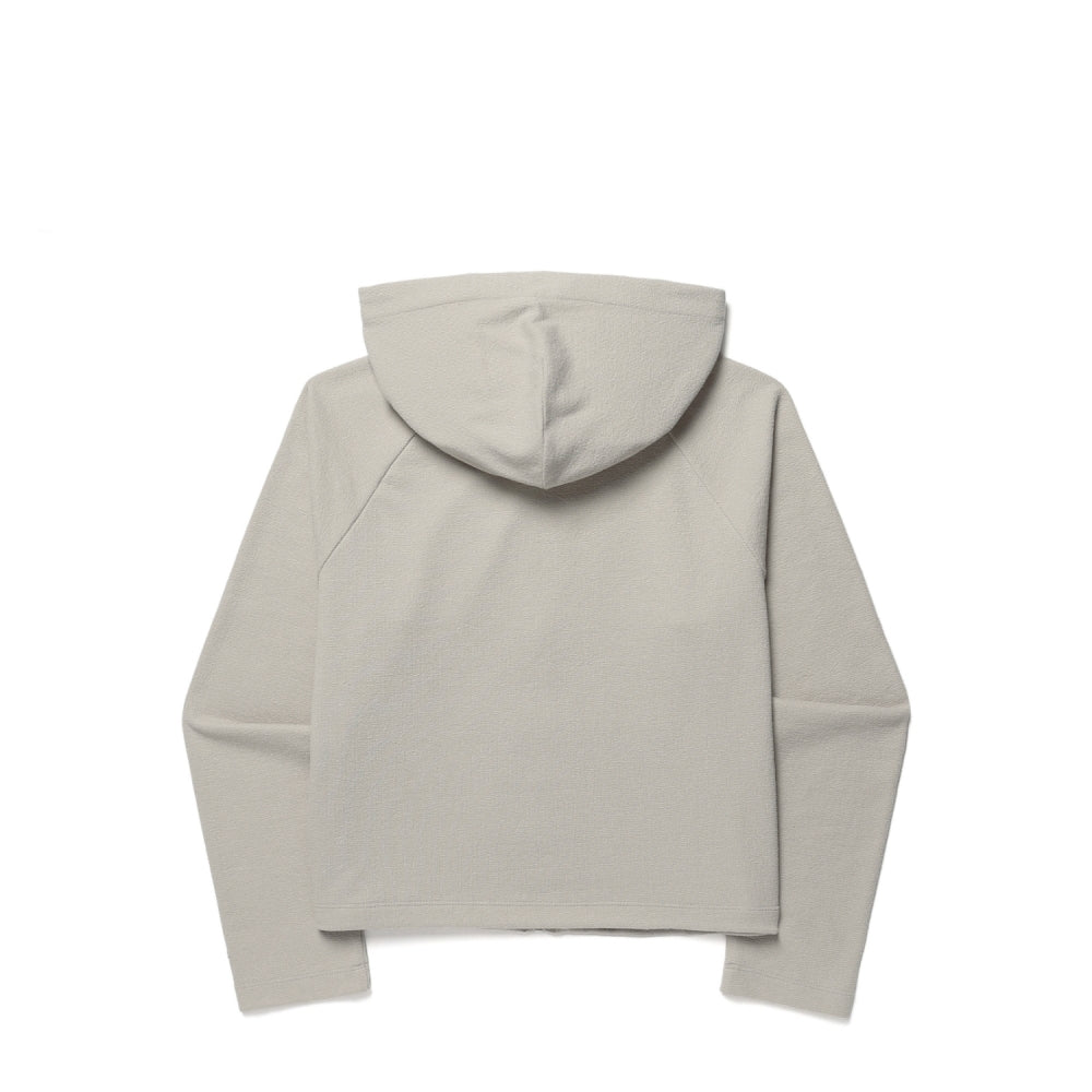 테리 여성 후드 집업 Light Beige
