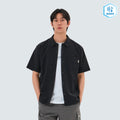 냉감 루트 반팔 셔츠 Black