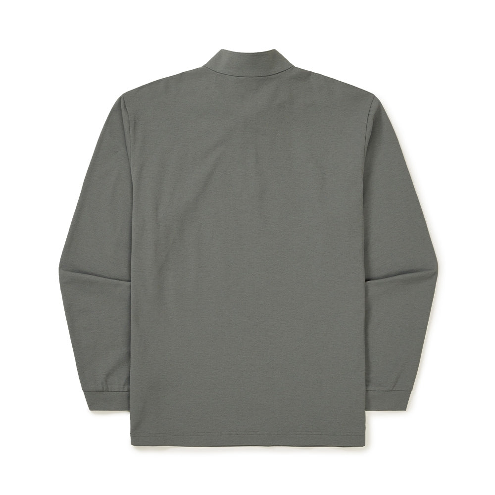 퀵드라이 반집업 긴팔 티셔츠 Dark Gray