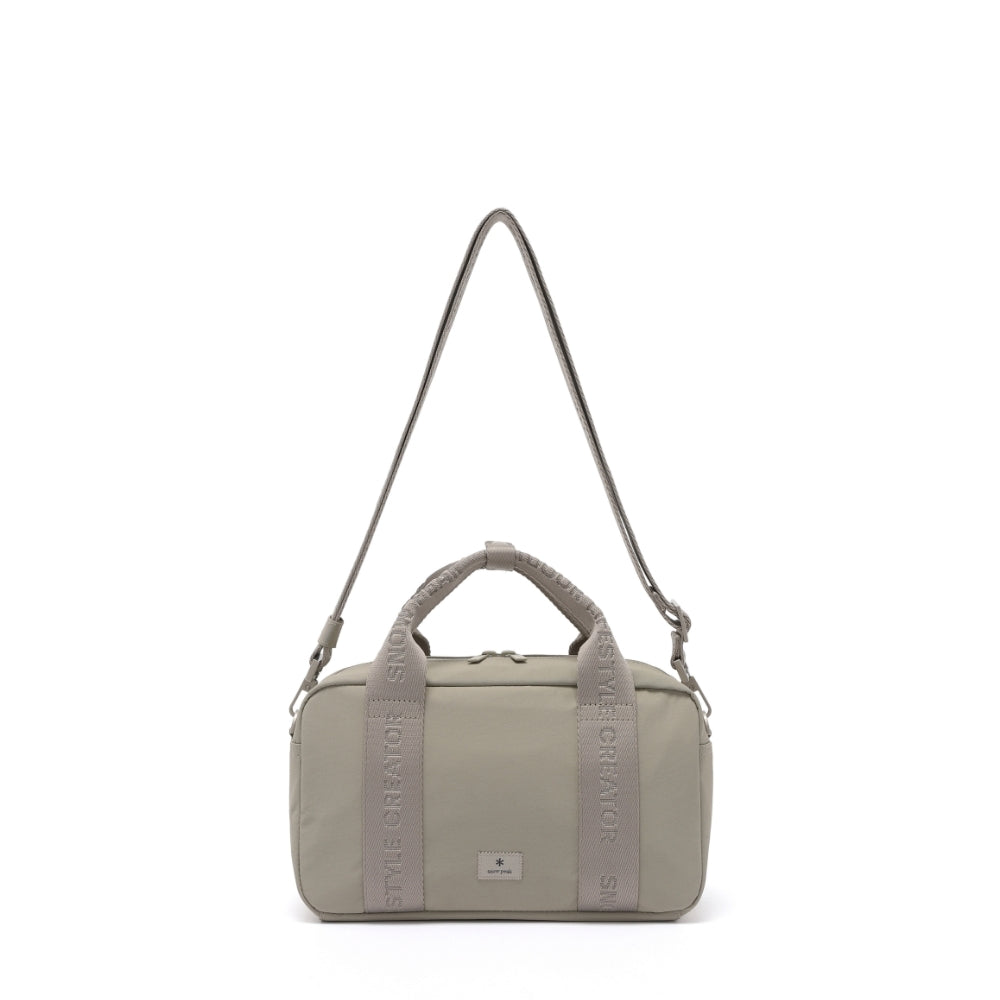 소프트윌 자가드 스몰 볼링백 4L Beige