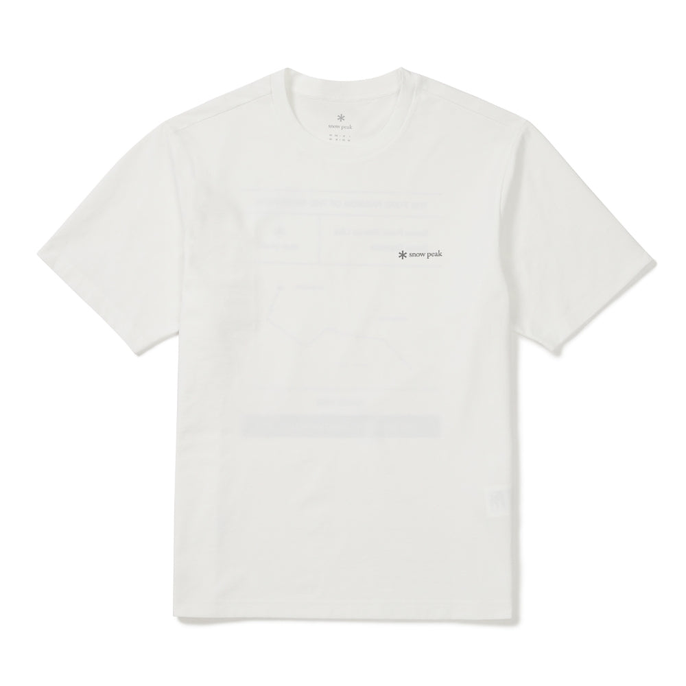 리젠 퀵드라이 그래픽 반팔 티셔츠 Off White
