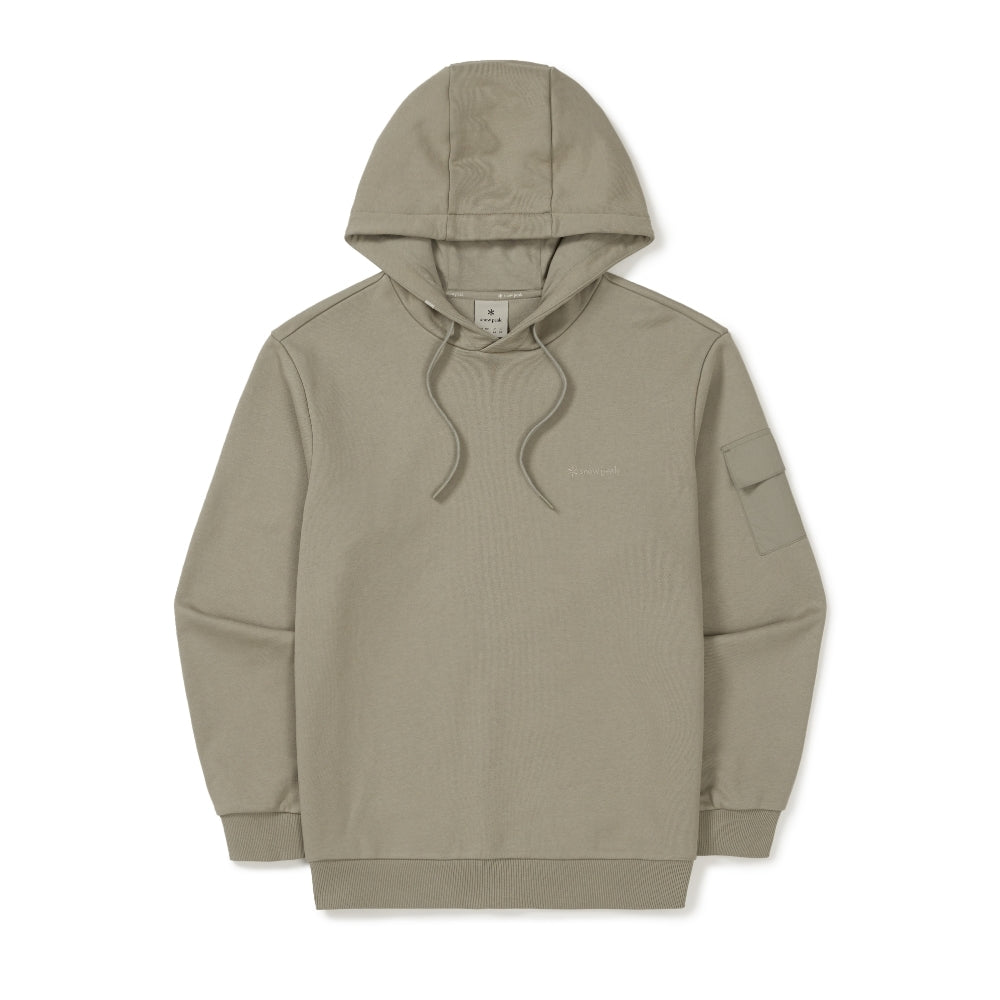 랜드 포켓 후드 티셔츠 Khaki Beige