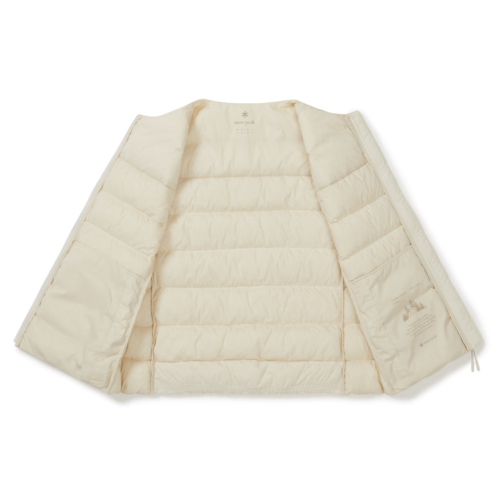 에어리 여성 라운드넥 경량 다운 베스트 Sand Beige