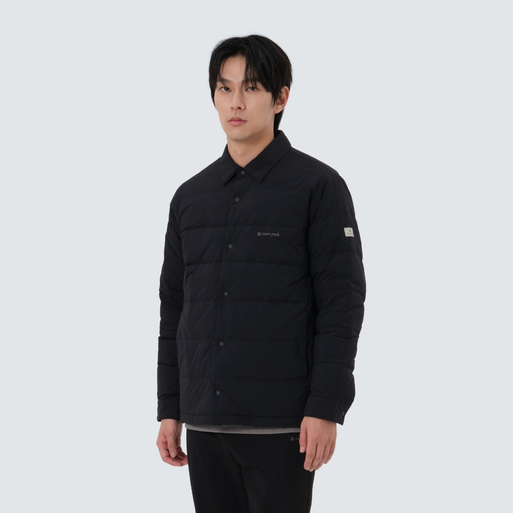 랜드에어 셔츠 경량 다운 자켓 Black
