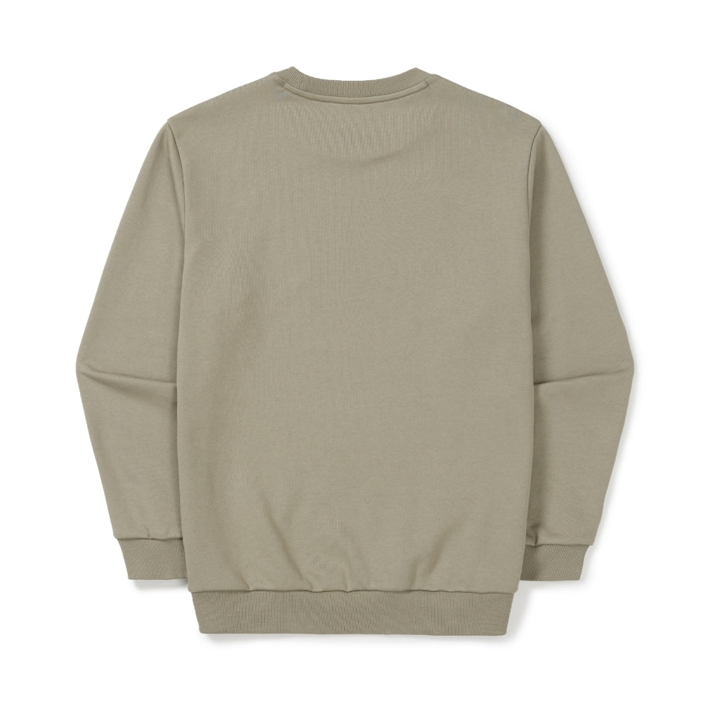 빅로고 맨투맨 Khaki Beige