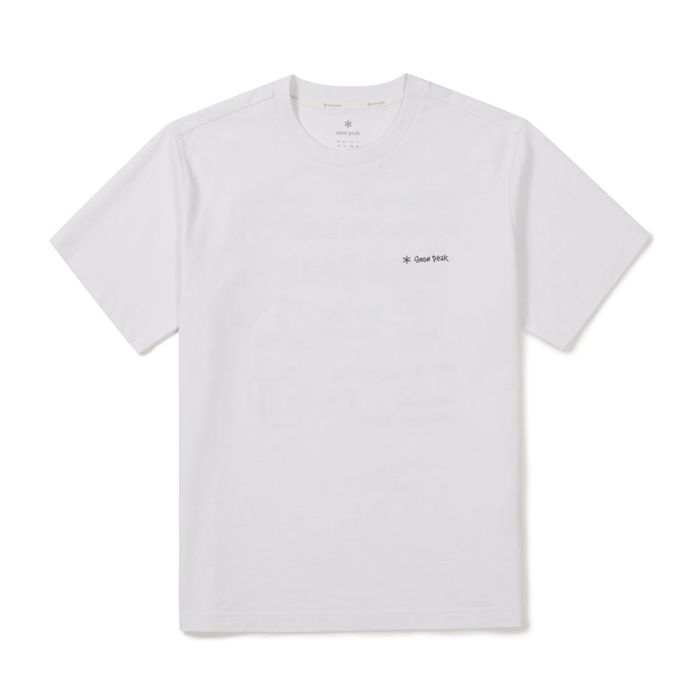에어로쿨 두들 그래픽 반팔 티셔츠 White