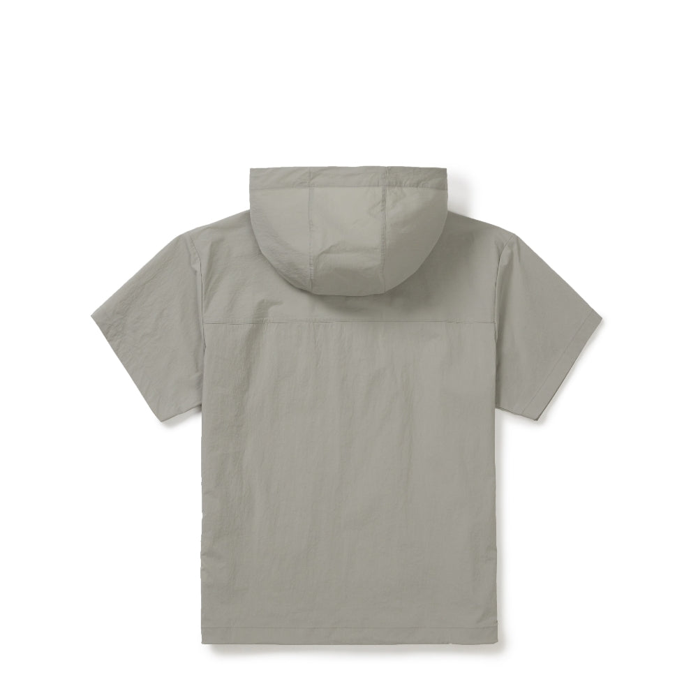 루트 후드 반팔 아노락 Gray