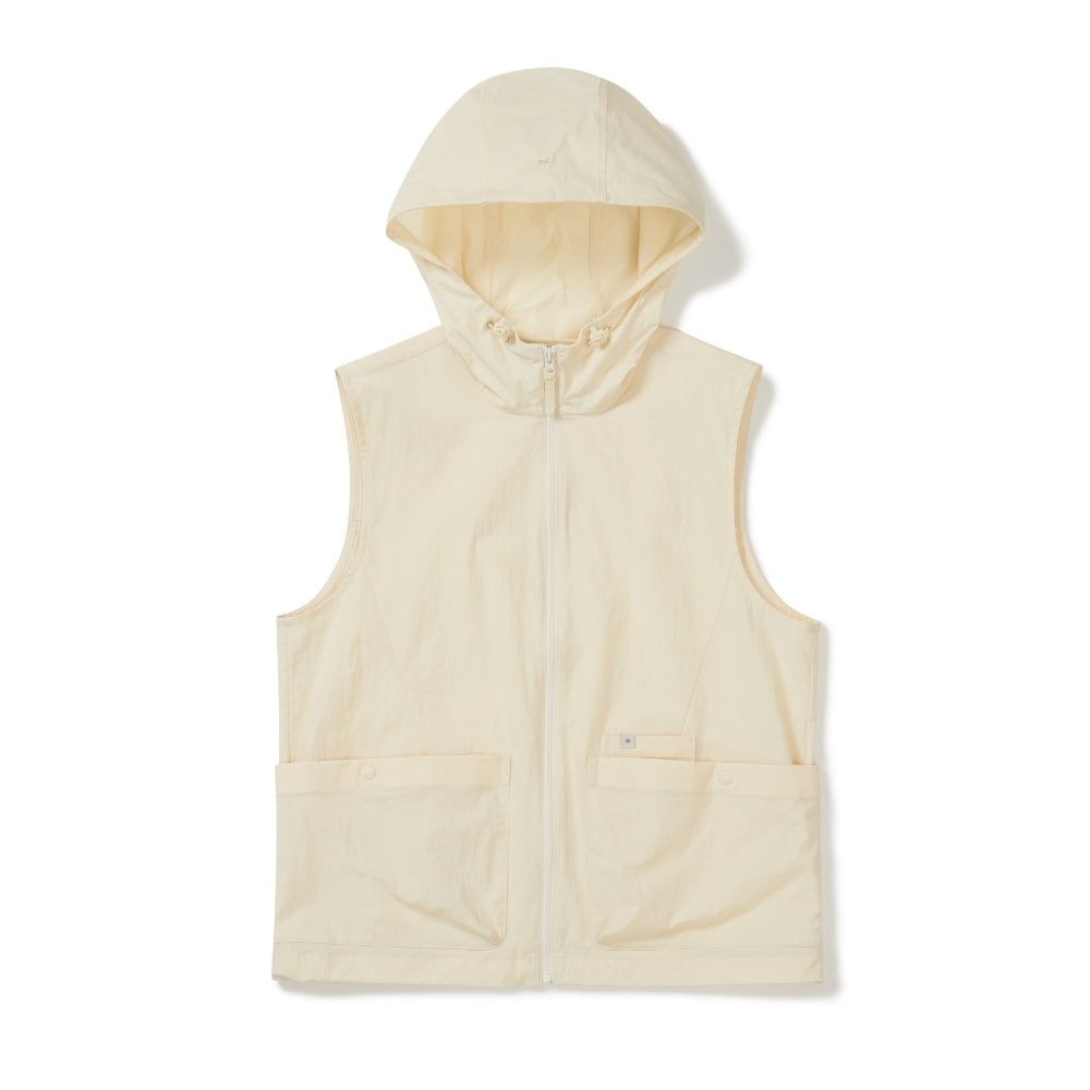 루트 여성 후드 베스트 Pastel Yellow