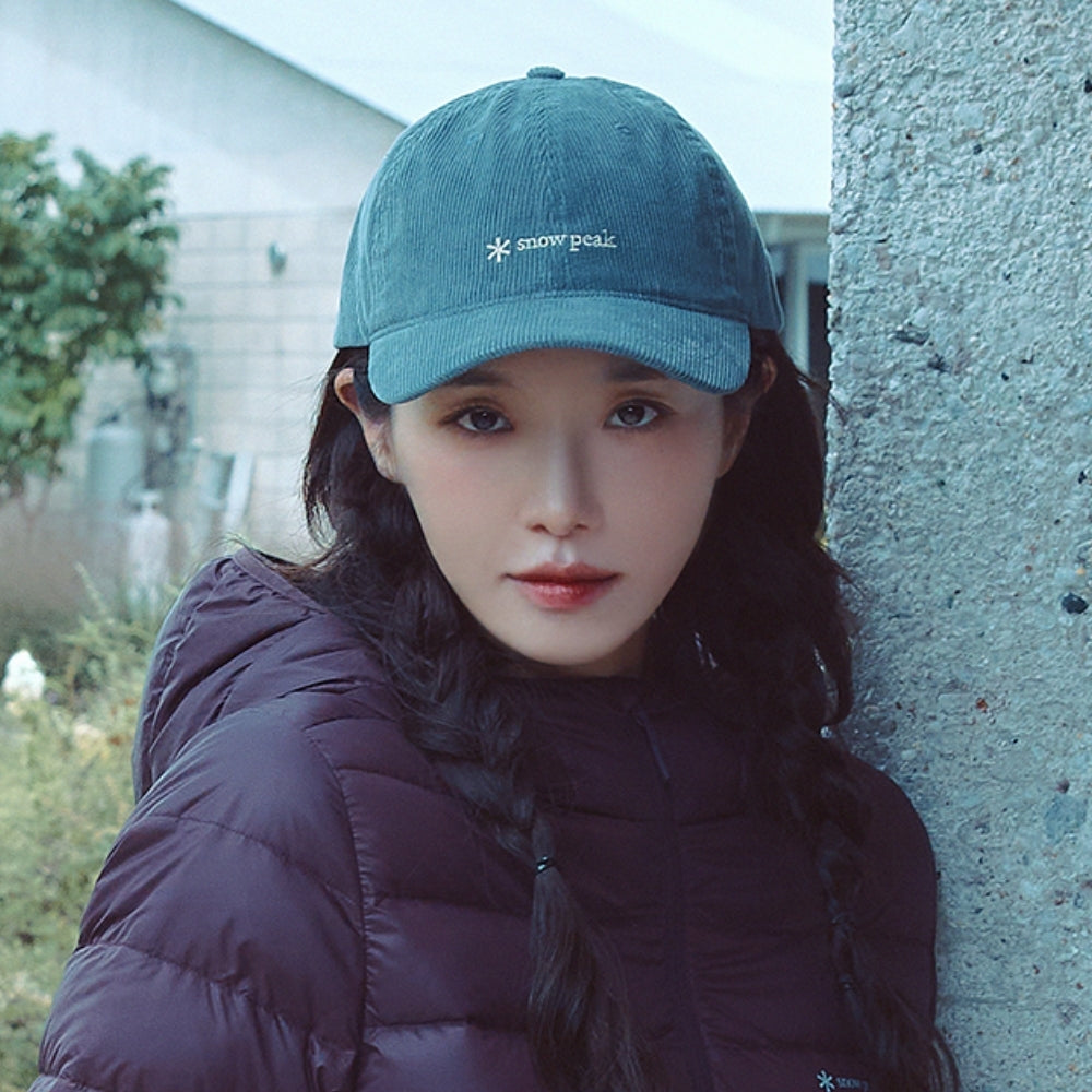 코듀로이 볼캡 Light Blue