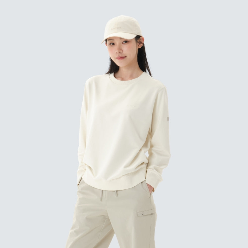 랜드 여성 에센셜 맨투맨 Butter Ivory