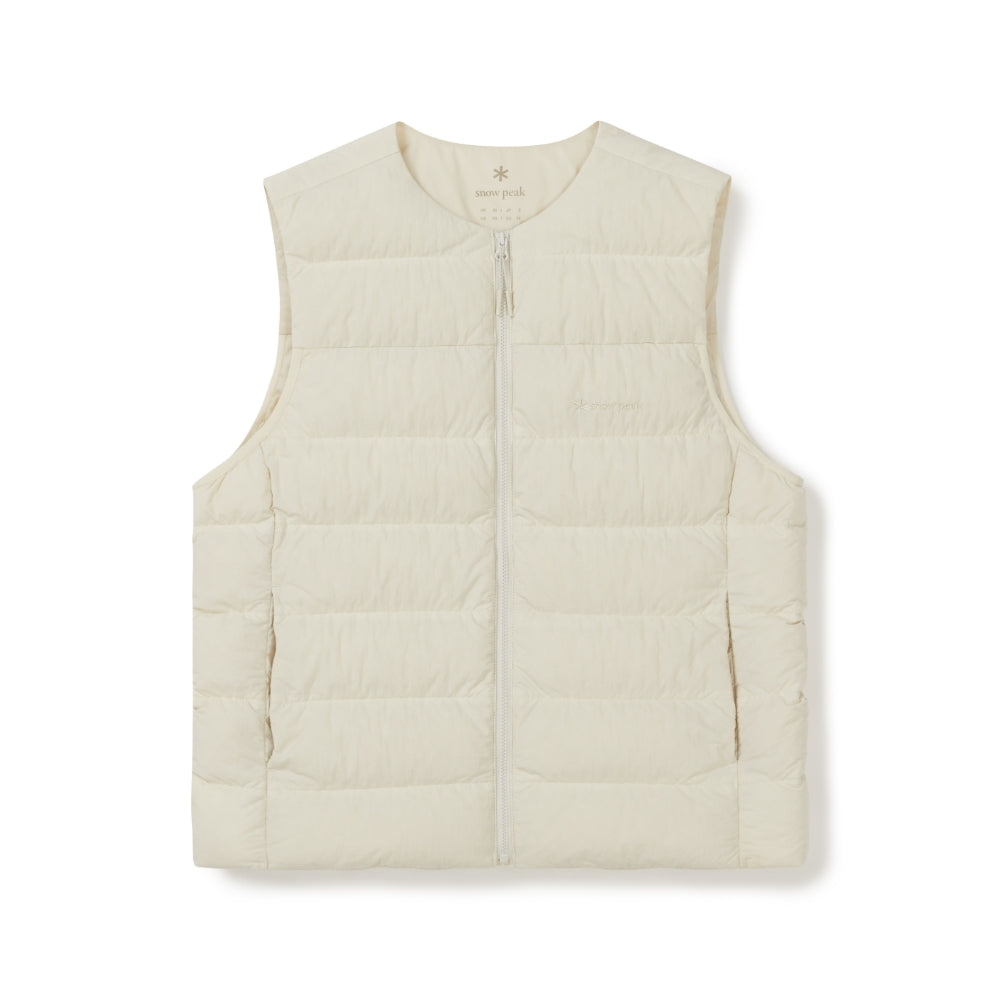 에어리 여성 라운드넥 경량 다운 베스트 Sand Beige