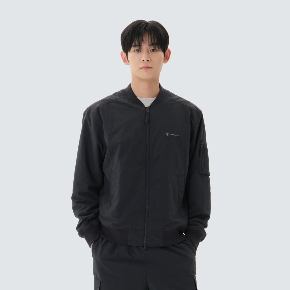 캠플 봄버 자켓 Dark Navy
