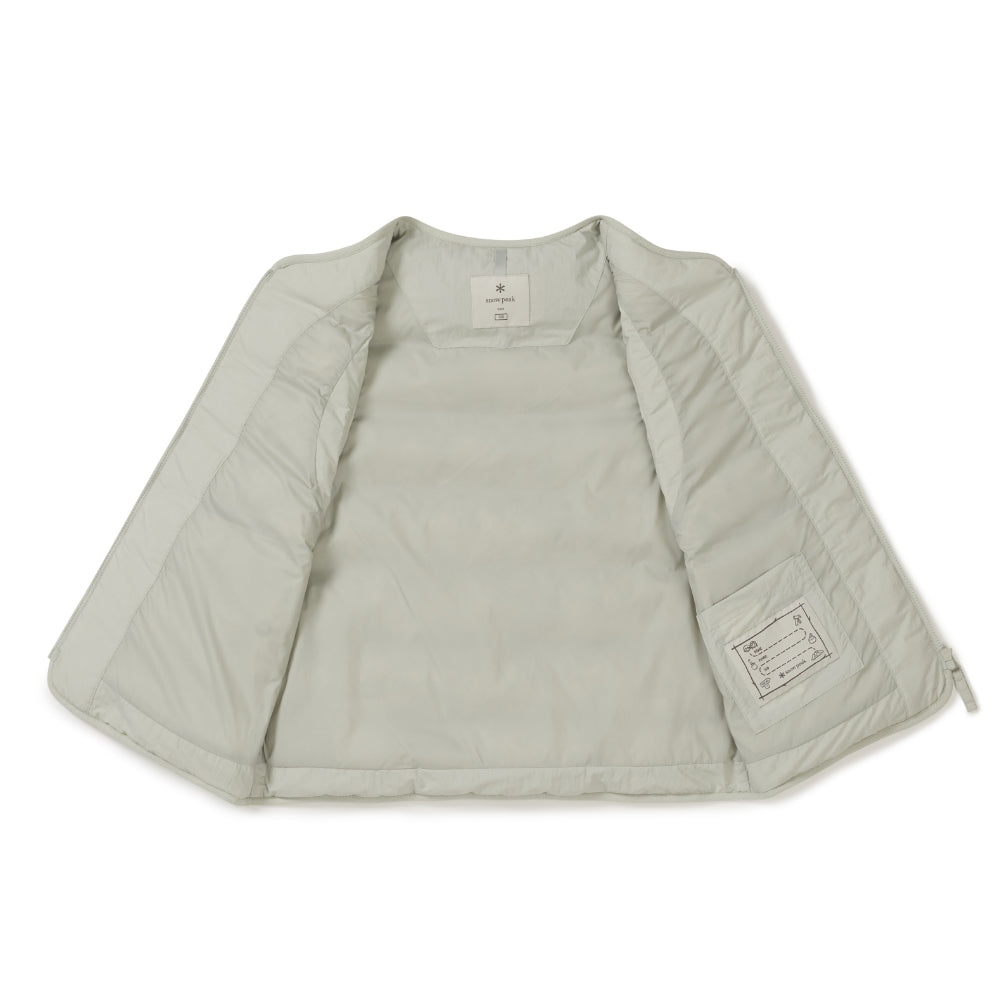 키즈 랜드 경량 다운 베스트 Mint Khaki