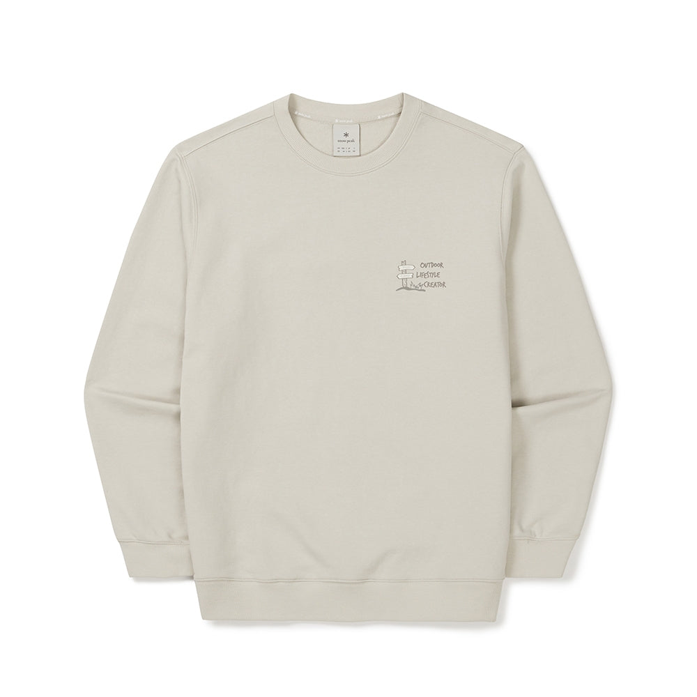 피크닉 맨투맨 Light Beige