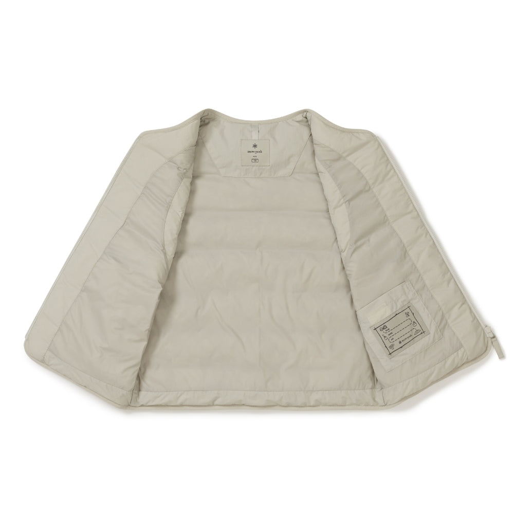 키즈 랜드 경량 다운 베스트 Light Beige