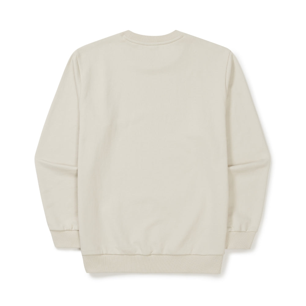 빅로고 맨투맨 Sand Beige