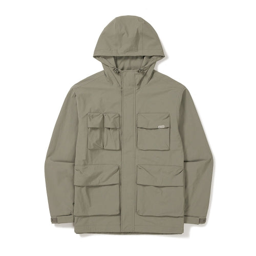 루트 유틸리티 바람막이 Khaki Gray