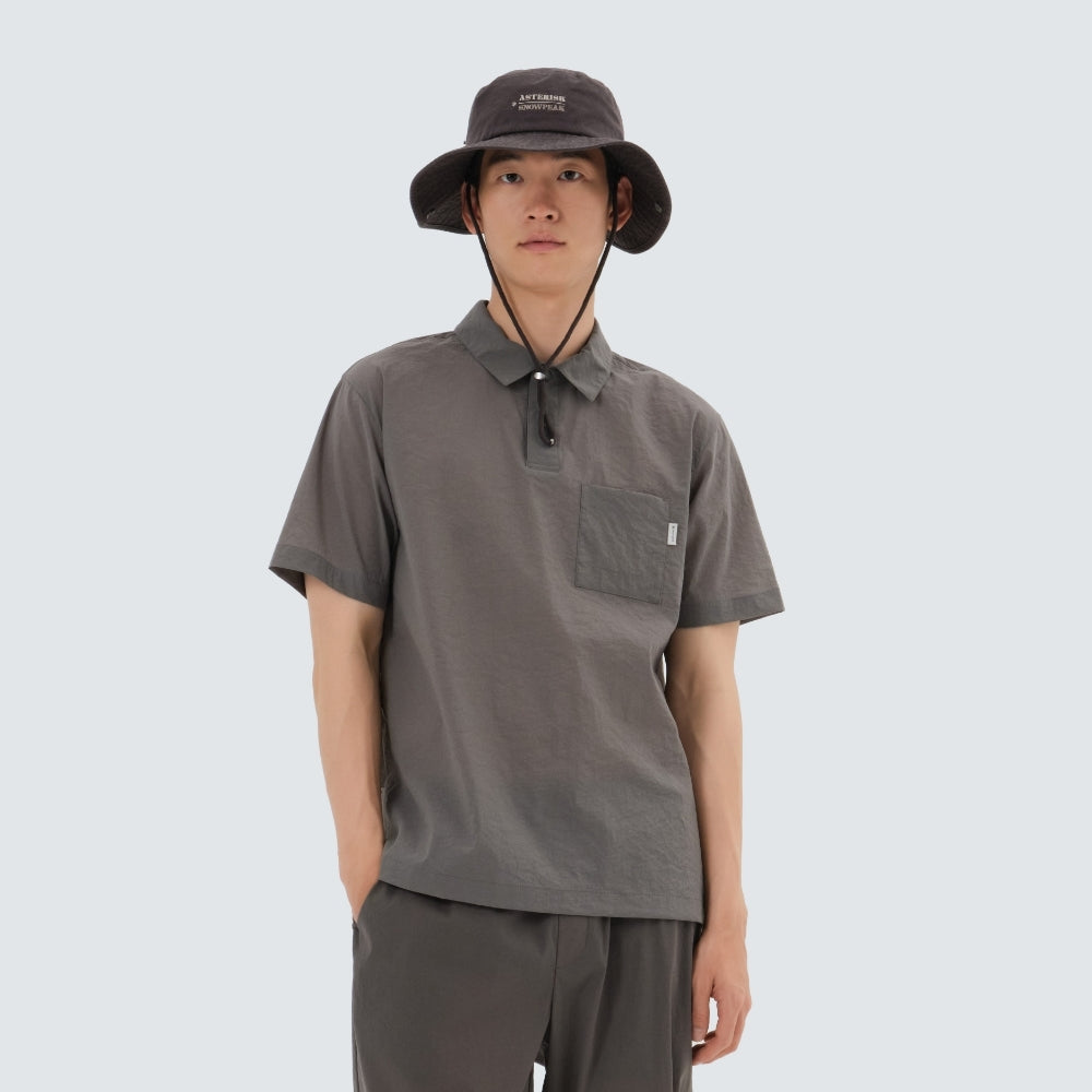미닛 반팔 폴로 티셔츠 Dark Gray