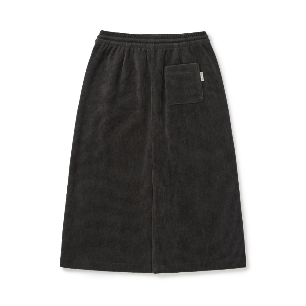 코듀로이 여성 스커트 Dark Charcoal