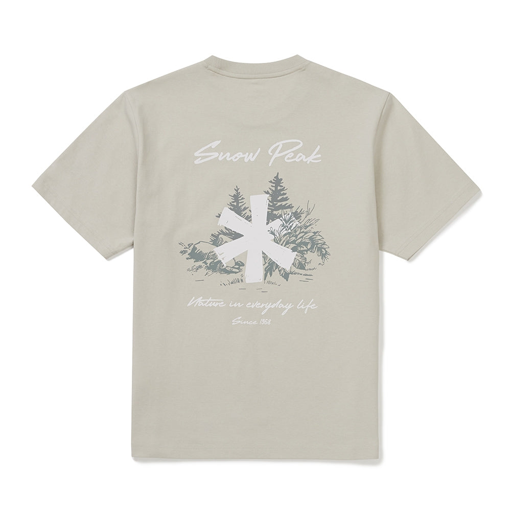 에어로쿨 아스타리스크 반팔 티셔츠 Light Beige